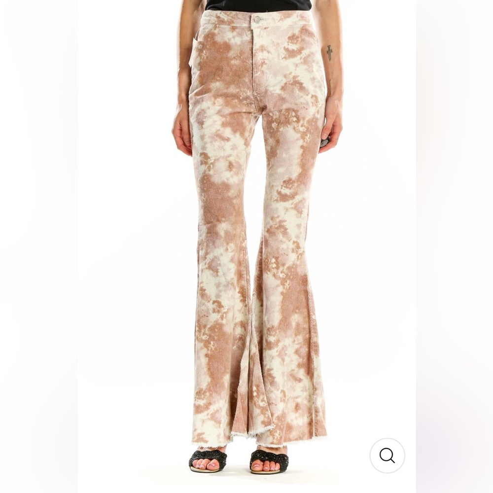 New Altar’d State pants corduroy flare tie dye